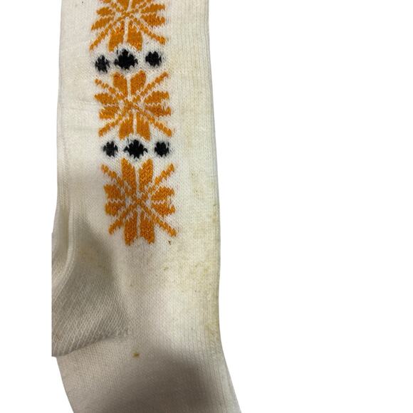 VTG Socks Knee Hi Luxuries Socks 70's NOS 9-11 Colorful Hi Bulk Orlon Acrylic - Picture 4 of 5
